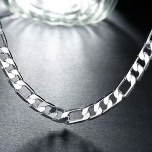 ✨ New Sterling 925 silver 22 inch sparkling 8 mm link chain ✨